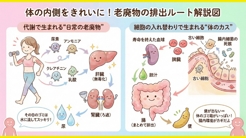 老廃物の出し方の基本