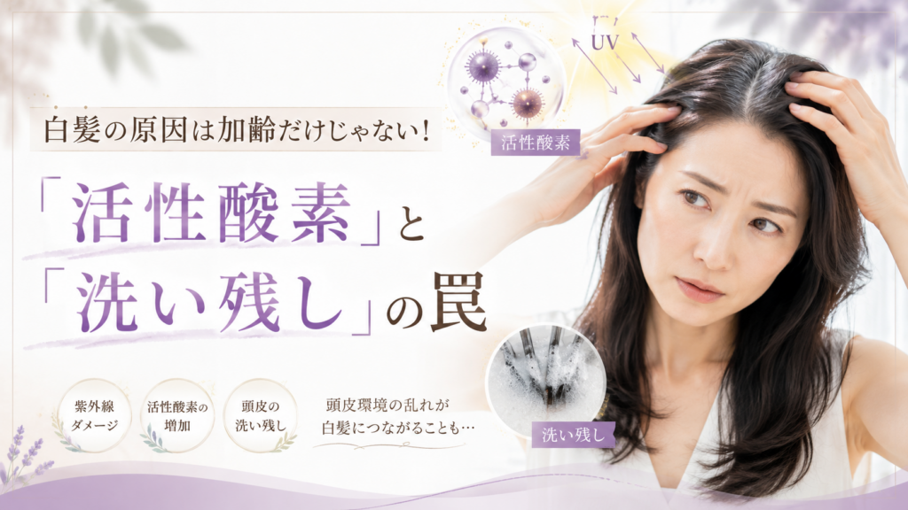 活性酸素、洗い残し