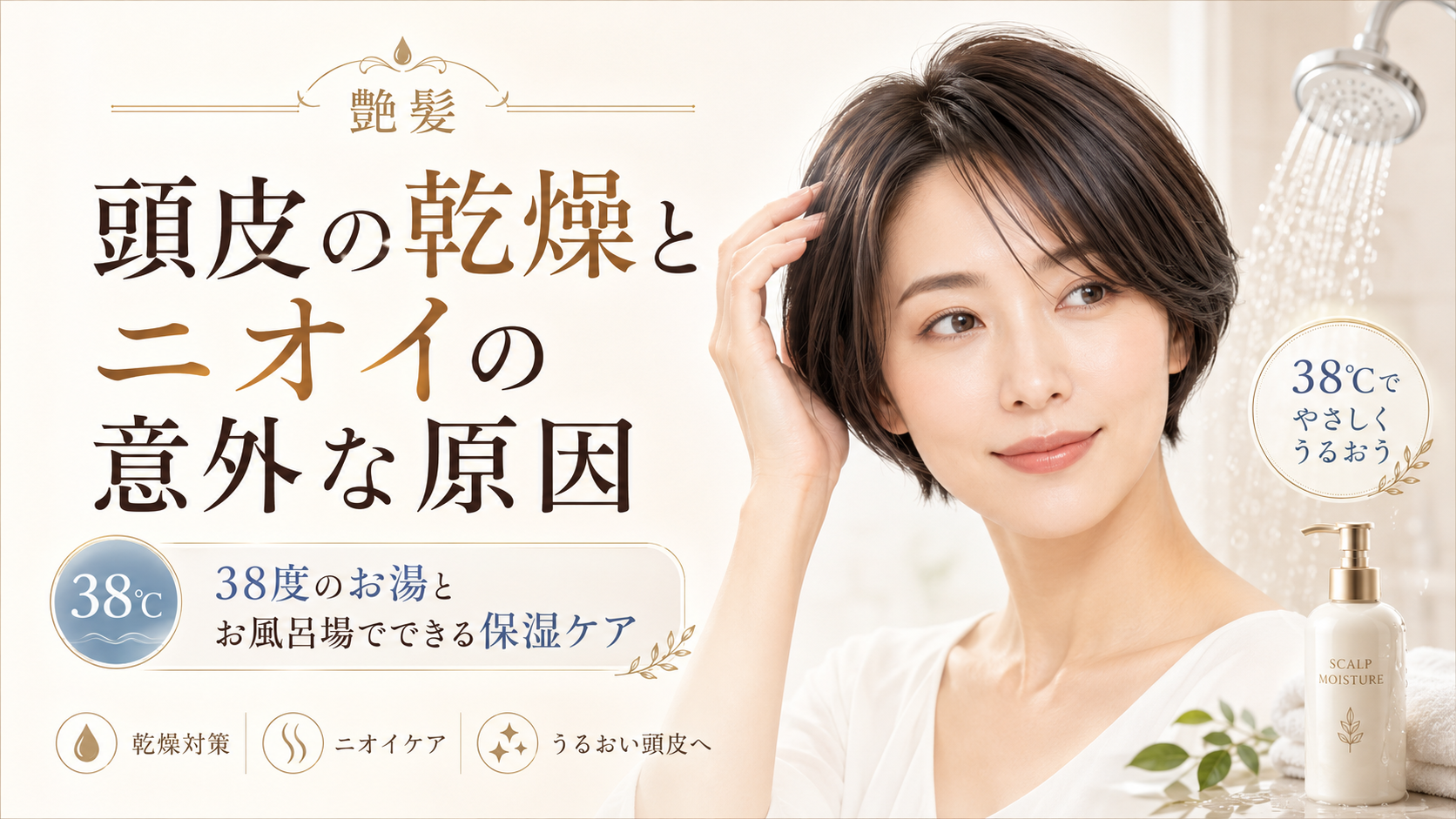 頭皮の乾燥とニオイの意外な原因